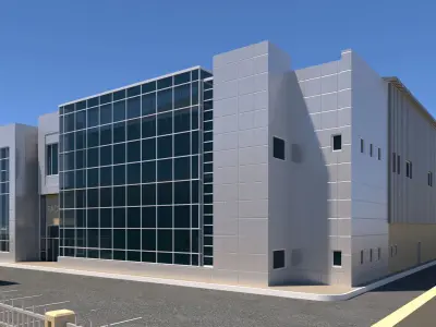 factory building -updated on 3-3-2021 3D model