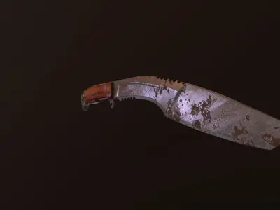 Knife - N Free low-poly 3D model