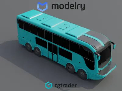 Amphibious Bus 3D model