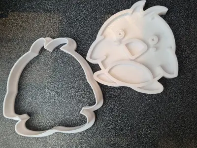 Cute Bird Cookie Cutter 3D Print STL File Free 3D print model