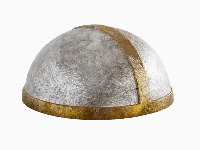 Medieval Helmet 02 Low-poly 3D model