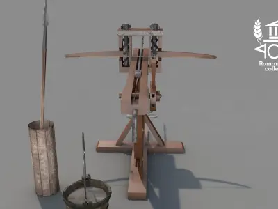 Roman Island Ballista 3D model