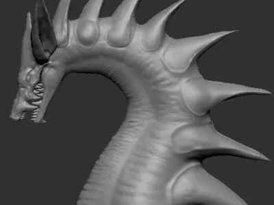 Underwater monster 3D model