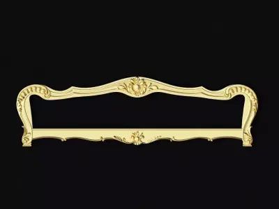 bed footboard for cnc 3D model