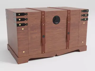 Antique Trunk  3D model