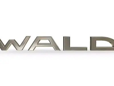 wald logo 3D model