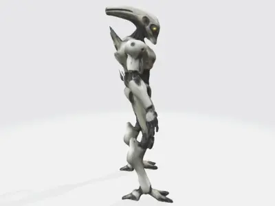 Alien robot 3D model order