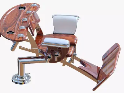 Fighting Chair Trillion Fighter 3D model