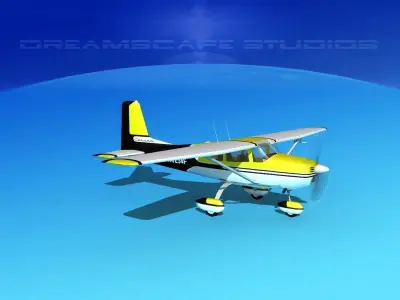 Cessna 172 Skyhawk 1958 V04 3D model