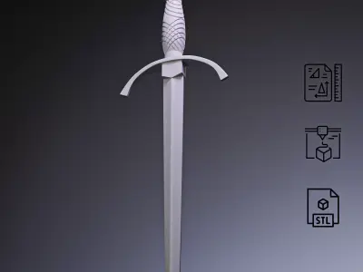 Naval Dirk Dagger RoZ 3D print model