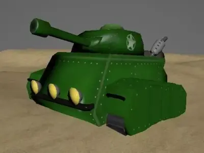 Toon Tank 3D model