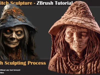 875 min Character ZBrush Modeling Tutorial   3D model