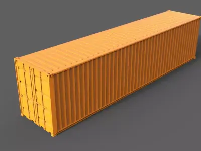 40ft Container 3D print model