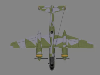 Focke Wulf p222 3D print model