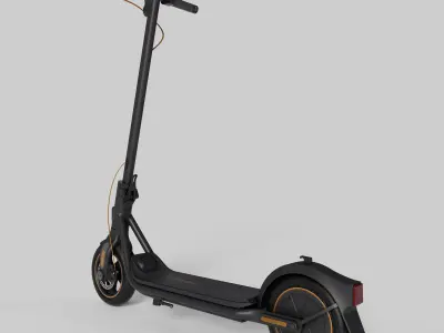 KickScooter LowPoly PBR Low-poly 3D model