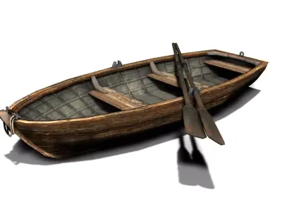 Boat and blade 3D model