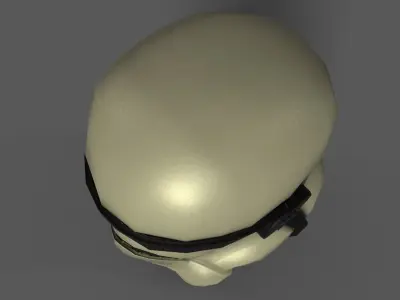 Stormtrooper Lowpoly model star wars helmet Low-poly 3D model