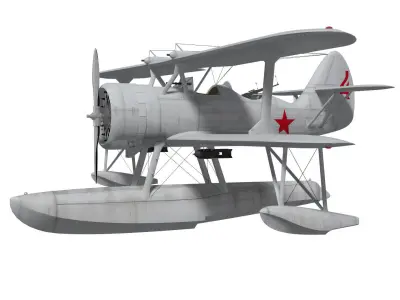 Beriev Be-2 3D model purchase