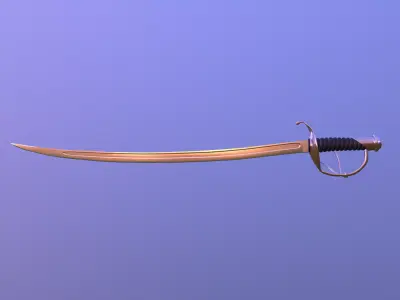  The US Cavalery saber  3D model