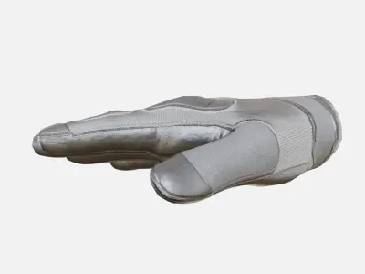 Leather Tactical Glove  Low-poly 3D model