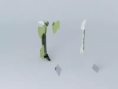 Robot leg Free 3D model