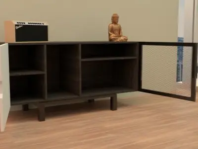 INDUSTRIAL CABINET Free 3D model