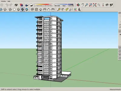 Commercial Building 1 3D model purchase
