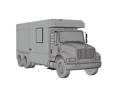 Box Truck Low-poly 3D model by tipu3d