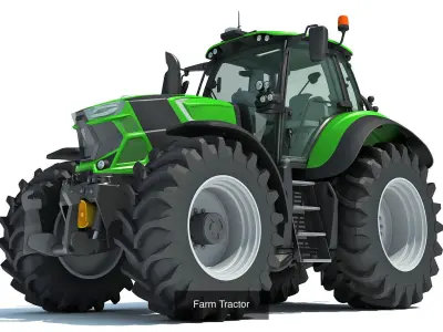 Farm Equipment Collection 3D Model Pack