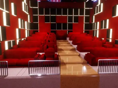 Private Movie Theatre 3D model
