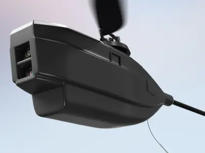 3D Render Black Hornet 2 PRS PD 100 Nano UAV Micro Drone  3D model