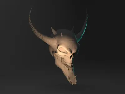Skull design 3D model
