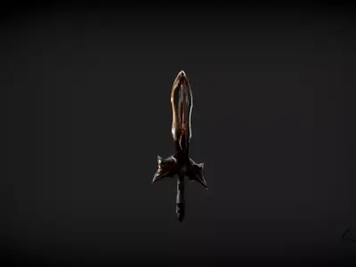 ToothFish Sword Free low-poly 3D model