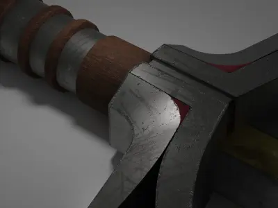 Wolfsbane Sword Free low-poly 3D model
