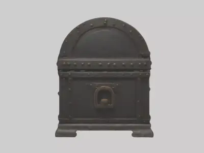 Ironchest Model Low-poly 3D model