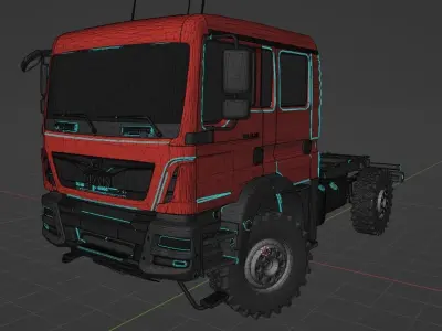 MAN TGM 13 290 3D model