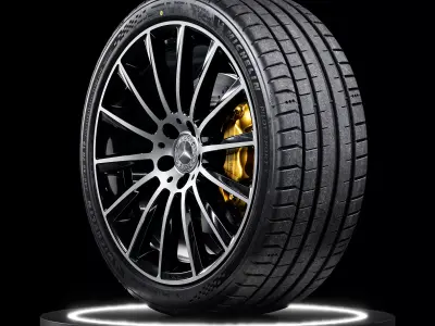 Michelin Pilot Sport 5 245 35 ZR19 93Y 3D model