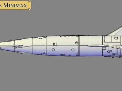 Avro Blue Steel Victor variant 3D print model
