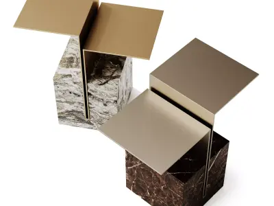 Elbra Brok Side Table 3D model