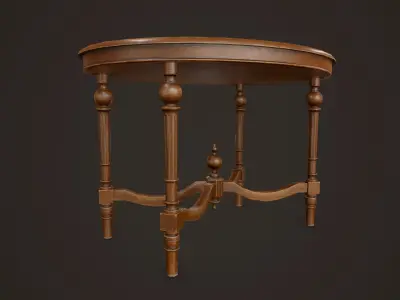 Antique Table - PBR Game Ready Low-poly 3D model purchase