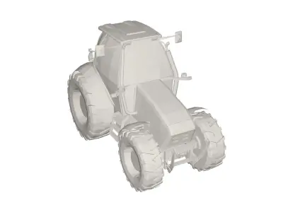 tractor concept 3D model