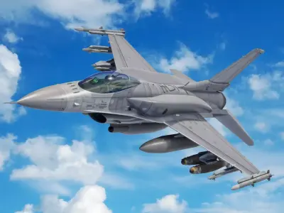 F-16 Fighting Falcon 3D model get