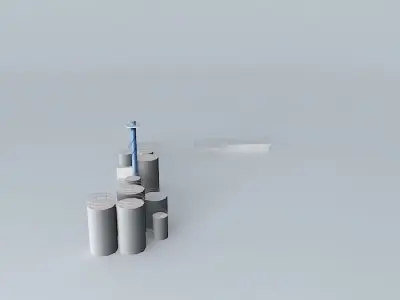 Lubrizol Tanks North Free 3D model