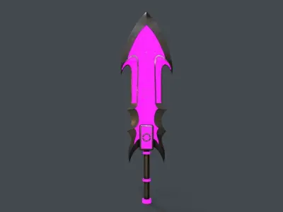 Sci-Fi Sword V4 - 05 Low-poly 3D model
