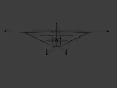 Plane DA20 3D model