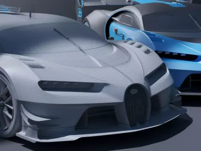 BlueStrike Racing Concept Free 3D model