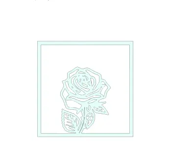 Rose Flower Mold 3D Printable Model for DIY Crafts 3D model