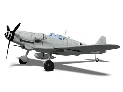 Messerschmitt Bf 109H 3D model