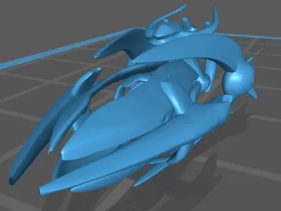 Starcraft Carrier 3D print model