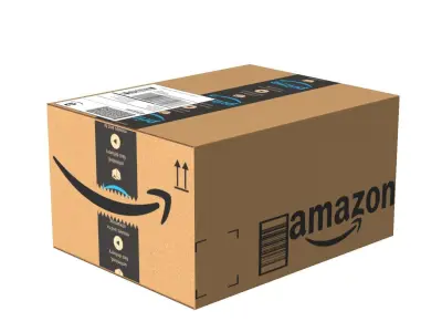 Amazon Box 2F PBR 05 Low-poly 3D model
